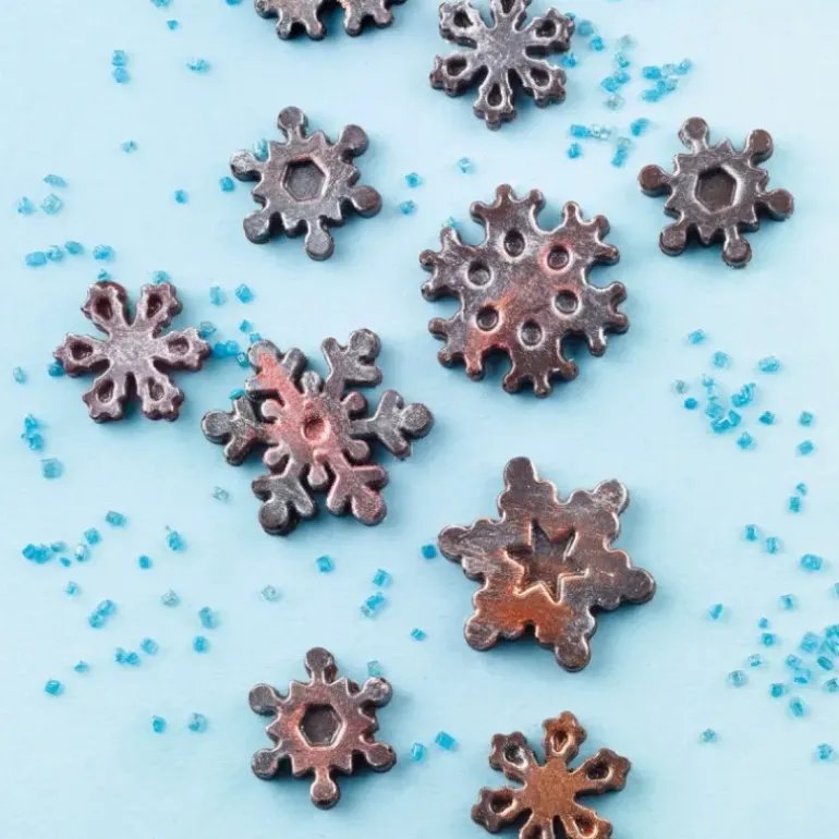 Moule à Chocolat 14 Flocons Easy Choc - Silicone Spécial Chocolat