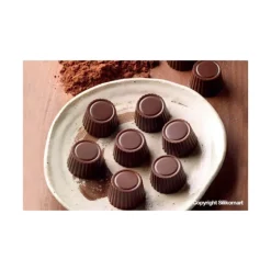 Moule à Chocolat 15 Ronds Nervurés Easy Choc - Silicone Spécial Chocolat