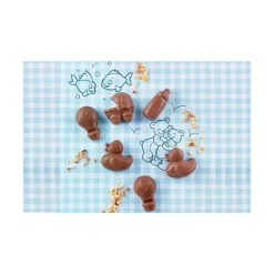 Moule à Chocolat 12 Sujets Bébé Easy Choc - Silicone Spécial Chocolat