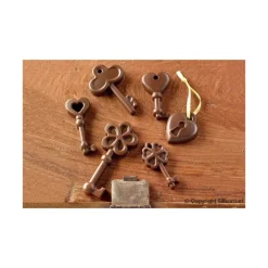 Moule à Chocolat Clés et Cadenas Easy Choc - Silicone Spécial Chocolat