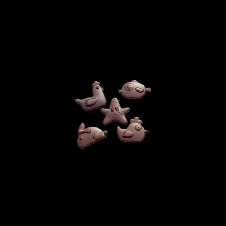 Moule à Chocolat Friture Animaux Barry x15