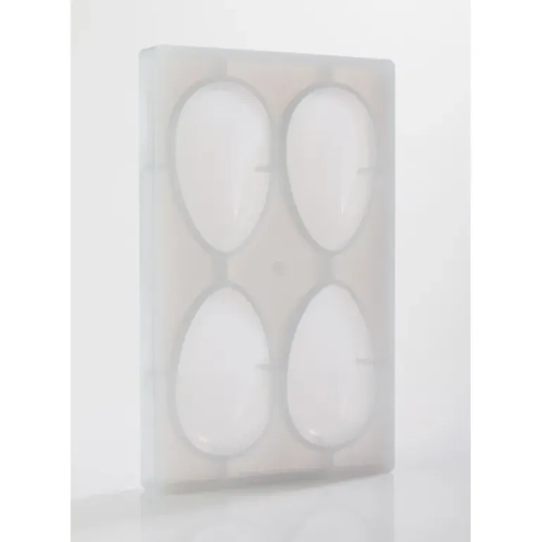 Moule à Chocolat Oeuf Lisse 10,5 cm (x4) Barry