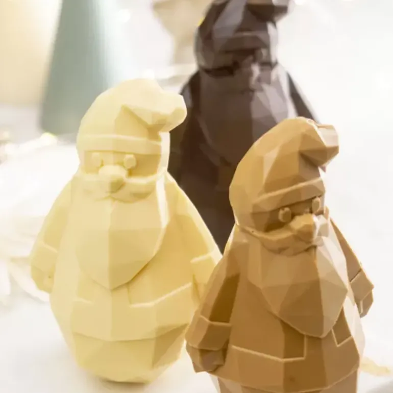 Moule à Chocolat Père Noël Origami 15 cm Barry