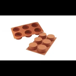 Moule 6 cylindres en silicone