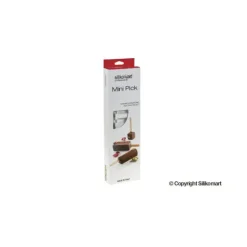 Moule à glace silicone 10 barres arrondies avec bâtonnets SilikoMart