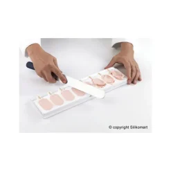 Moule à Glace Silicone 16 Mini Esquimaux avec bâtonnets SilikoMart