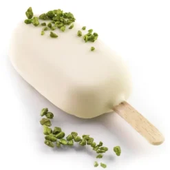 Moule à Glace Silicone 4 Mini Esquimaux avec bâtonnets SilikoMart