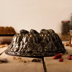 Moule à Gâteau Bundt Citrouille Bronze Nordic Ware