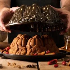 Moule à Gâteau Bundt Citrouille Bronze Nordic Ware
