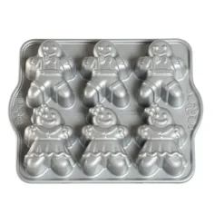 Moule à Gâteaux Bonhommes Pain d'Épices (x6) Silver Nordic Ware