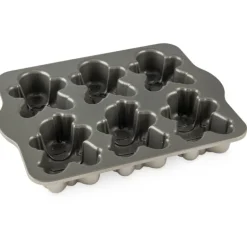 Moule à Gâteaux Bonhommes Pain d'Épices (x6) Silver Nordic Ware