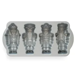 Moule à Gâteaux Casse-Noisettes (x4) Silver Nordic Ware