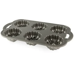 Moule à Gâteaux Couronnes de Noël (x6) Silver Nordic Ware