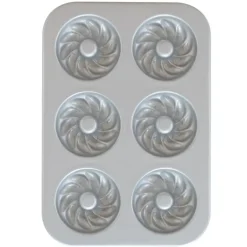 Moule à Gâteaux Donuts Torsadés (x6) Pro Cast Nordic Ware
