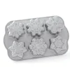 Moule à Gâteaux Flocons de Neige (x6) Silver Nordic Ware
