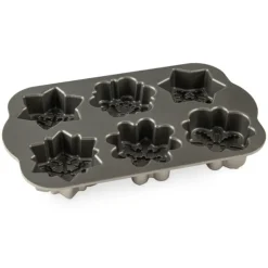 Moule à Gâteaux Flocons de Neige (x6) Silver Nordic Ware