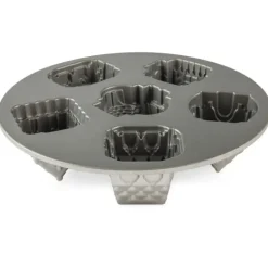 Moule à Gâteaux Petit Village (x6) Silver Nordic Ware