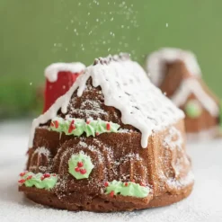 Moule à Gâteaux Petites Maisons (x2) Silver Nordic Ware