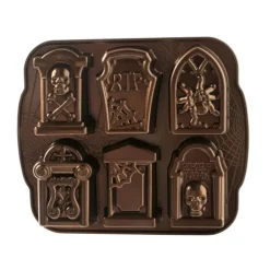 Moule à Gâteaux Pierres Tombales (x6) Bronze Nordic Ware