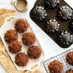 Moule à Gâteaux Tournesols (x6) Bronze Nordic Ware