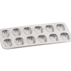 Moule 12 Madeleines Fer Blanc Gobel