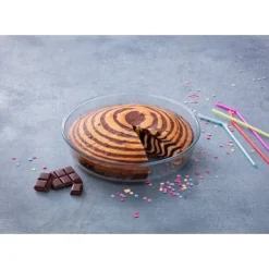 Moule à Manqué en Verre 25 cm 2,1 L Bake & Enjoy Pyrex