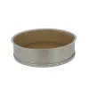 Moule à Manqué Rond Inox Perforé Amovible Ø 24 cm x H 6,5 cm De Buyer