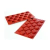 Moule 18 Mini Gaufres Rondes en Silicone