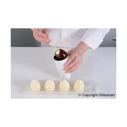 Moule 5 Oeufs Silicone Ø 50 mm Silikomart