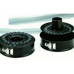 Moule à Savarin Anti Adhésif Fond Amovible Ø 26 cm x H 6,5 cm Ibili