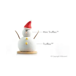 Moule 5 Sphères Silicone Ø 48 mm Silikomart