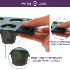 Moule à Tarte Cannelée Silicone 28 cm Mastrad