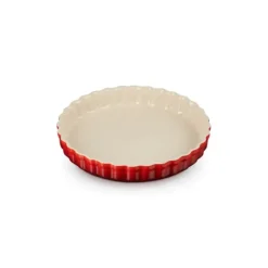Moule à Tarte en Céramique 28 cm Cerise Le Creuset