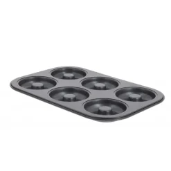 Moule Anti Adhésif 6 Mini Savarins Fermés Ø 8 cm x H 2,2 cm De Buyer