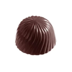 Moule Bonbon Chocolat Rond Strié (x32) empreintes Chocolate World