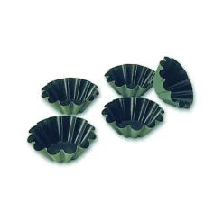 Moule Brioche 12 Côtes 7 cm x H 2,8 cm (x25) Matfer