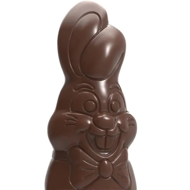 Moule Chocolat Aimanté Buste Lapin 15 cm Chocolate World