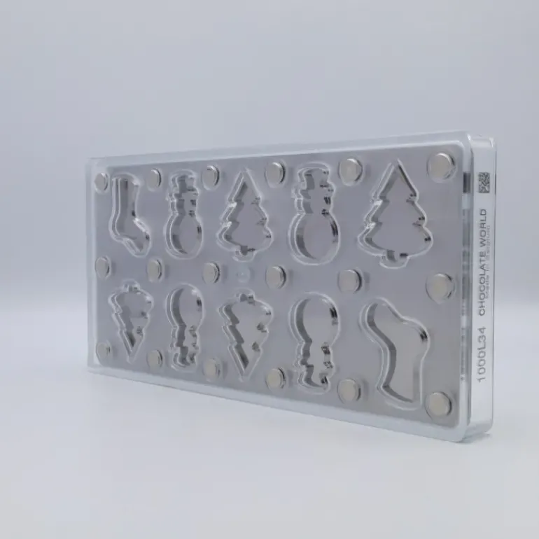 Moule Chocolat Aimanté Noël (x10) Chocolate World