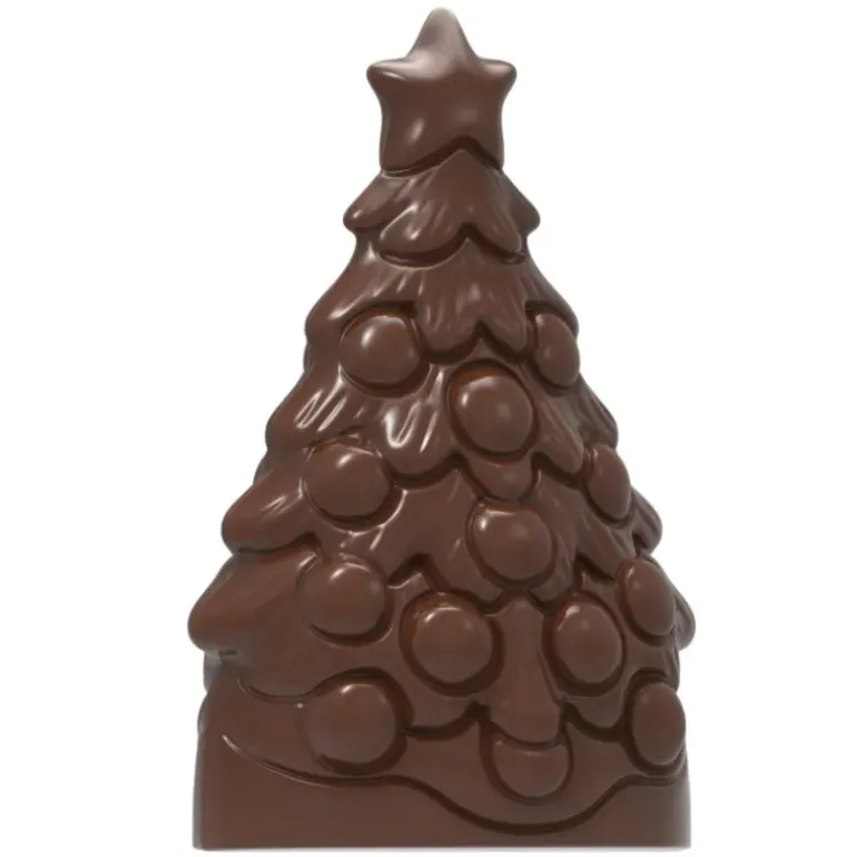 Moule Chocolat Aimanté Sapin de Noël 20 cm Chocolate World