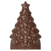 Moule Chocolat Arbre de Noël 9 x 5,9 cm (x4) Chocolate World
