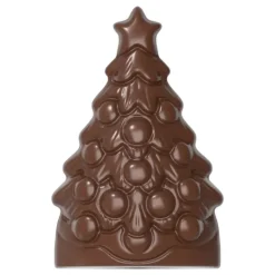 Moule Chocolat Arbre de Noël 9 x 5,9 cm (x4) Chocolate World