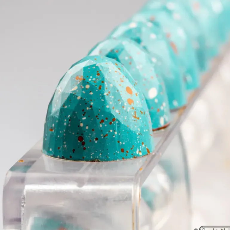 Moule Chocolat Balle à Facettes 2,6 cm (x24) Chocolate World