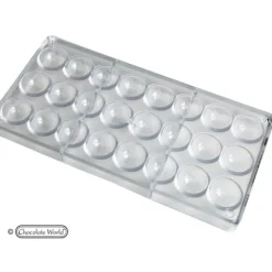 Moule Chocolat Ballon de Foot Ø 3 cm x H 1,5 cm (x24) Chocolate World