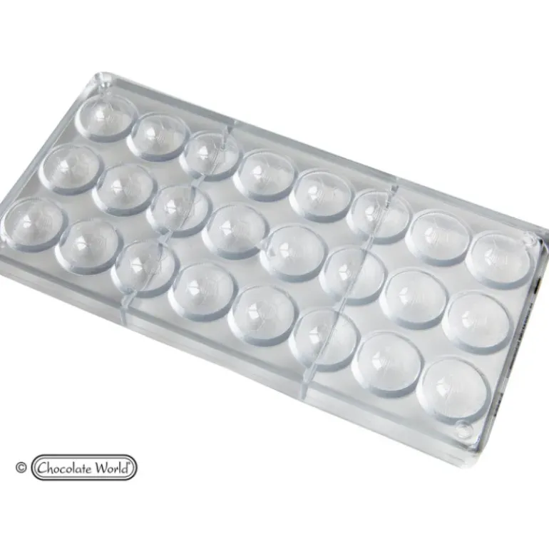 Moule Chocolat Ballon de Foot Ø 3 cm x H 1,5 cm (x24) Chocolate World