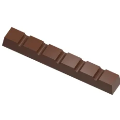 Moule Chocolat Barre 6 Carrés (x10) Chocolate World