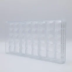 Moule Chocolat Barre Carrés Bombés 117 mm (x8) Chocolate World