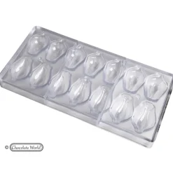 Moule Chocolat Bouton de Rose 14 Cavités Chocolate World