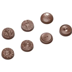 Moule Chocolat Boutons (x21) Chocolate World
