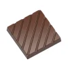 Moule Chocolat Caraque avec lignes 31 mm (x21) Chocolate World
