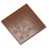 Moule Chocolat Carré Fleuri 99 mm (x2) Chocolat Form